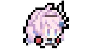 pixel character walking